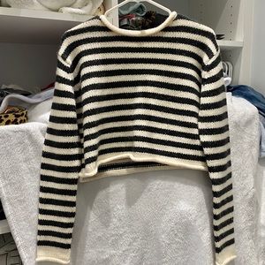 Zara knit crop sweater
